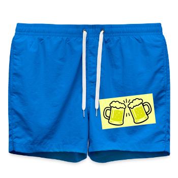 verre à bière Icône de la bière - Short de bain - cobalt blue - Devant