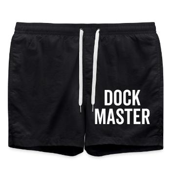 Dock-Meister - Badeshorts - Schwarz - Vorne - AI Model Male 185 light (185cm)