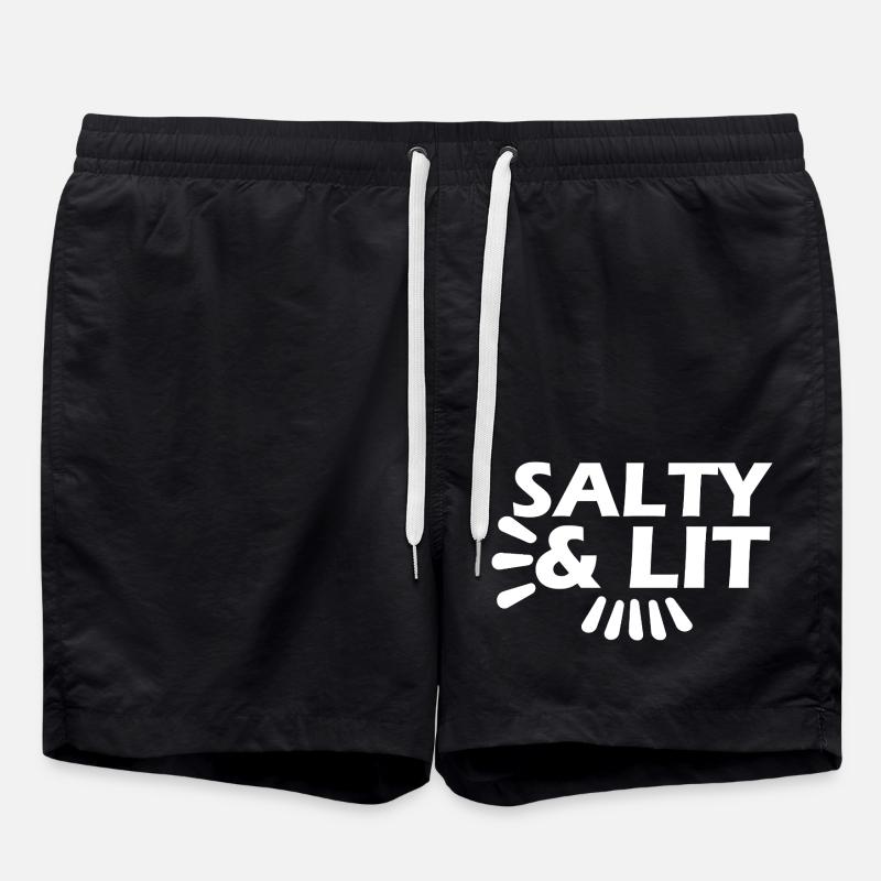 Salt & Light - Swim Trunks - black