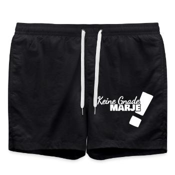 Gift for Marje - Swim Trunks - black - Front - AI Model Male 185 light (185cm)