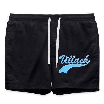 Villach - Short de bain - noir - Devant - AI Model Male 185 light (185cm)