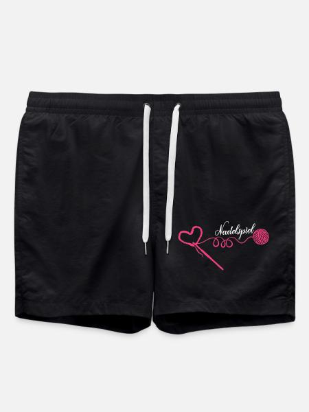Häkeln Nähen - Badeshorts - Schwarz