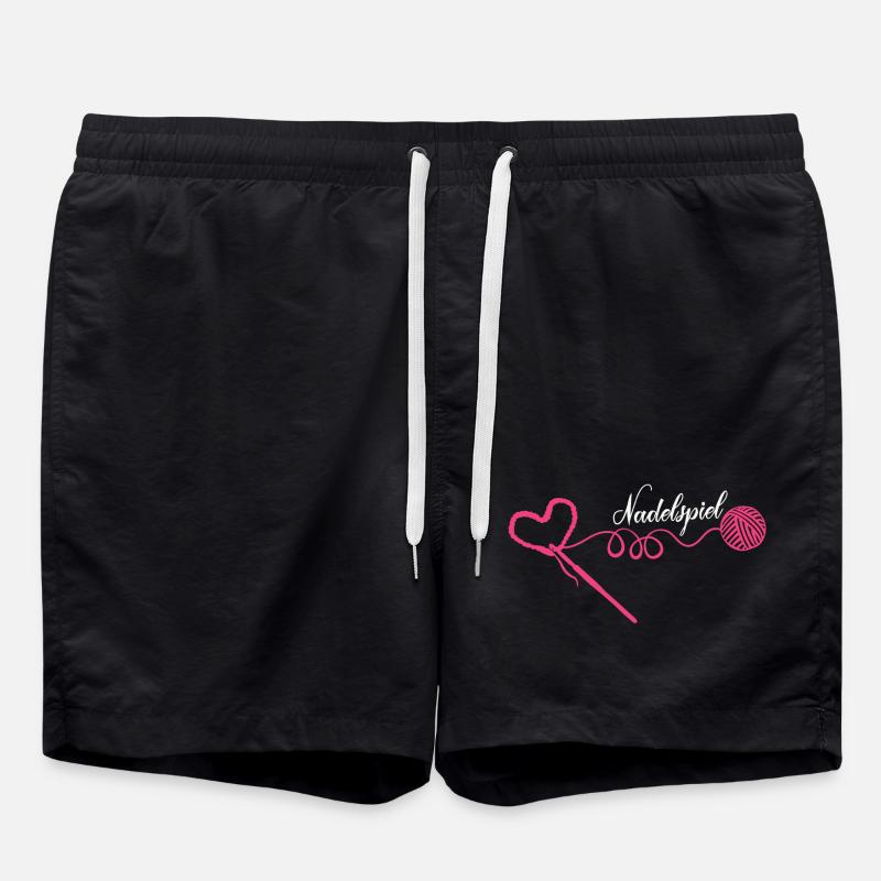 Häkeln Nähen - Badeshorts - Schwarz