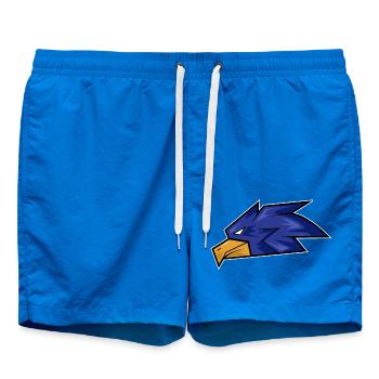 Hawk Signet Face Gift Buzzard Hunter - Swim Trunks - cobalt blue - Front