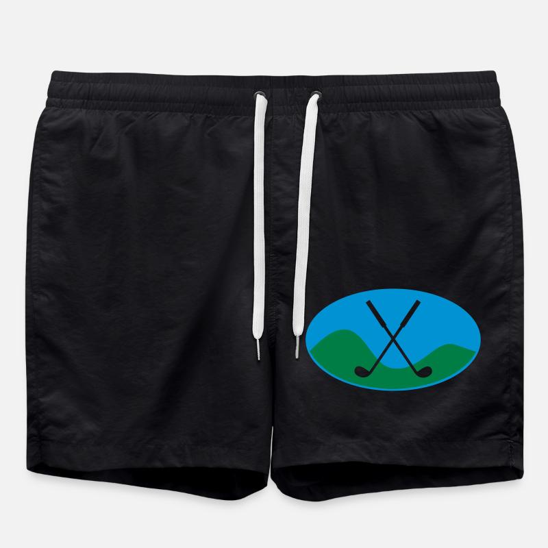 golf - Badeshorts - Schwarz