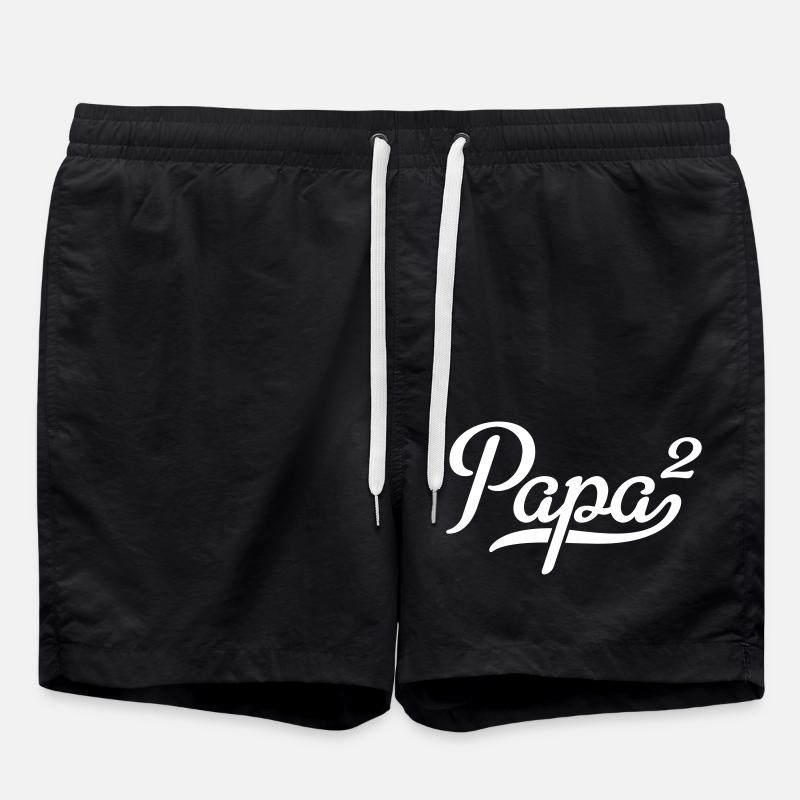 Dad high two - Swim Trunks - black