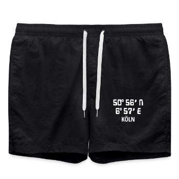Cologne - Short de bain - noir - Devant - AI Model Male 185 light (185cm)