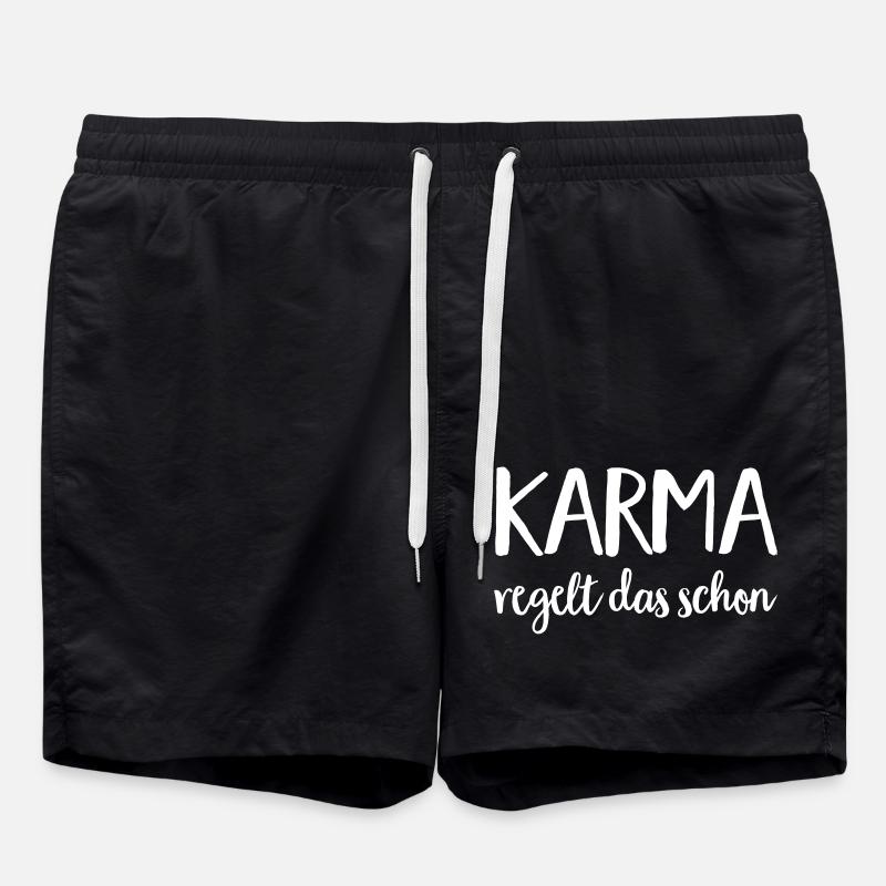 karma - Badeshorts - Schwarz