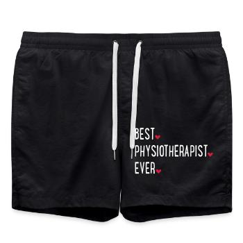 Meilleur physiothérapeute de tous les temps - Short de bain - noir - Devant - AI Model Male 185 light (185cm)