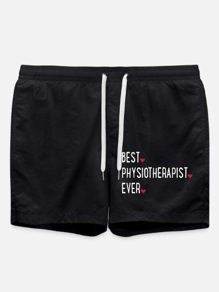 Best physiotherapist ever - Swim Trunks - black