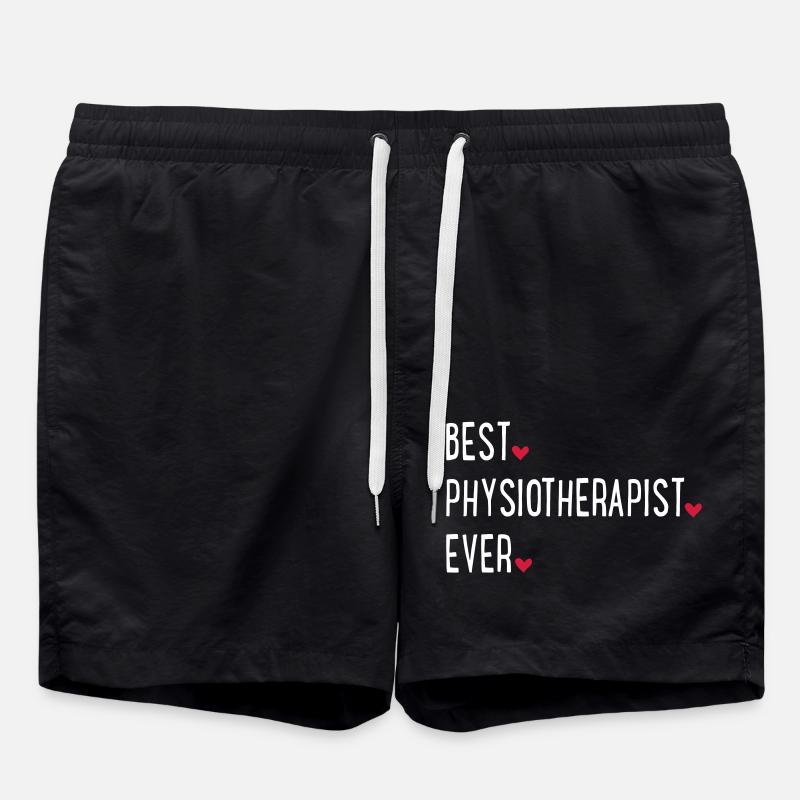 Best physiotherapist ever - Swim Trunks - black