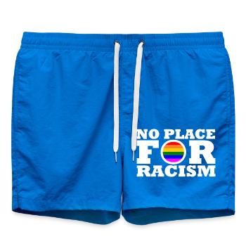 Pas de place pour le racisme - Short de bain - cobalt blue - Devant