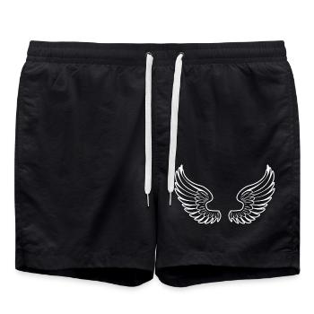 Wing - Swim Trunks - black - Front - AI Model Male 185 light (185cm)