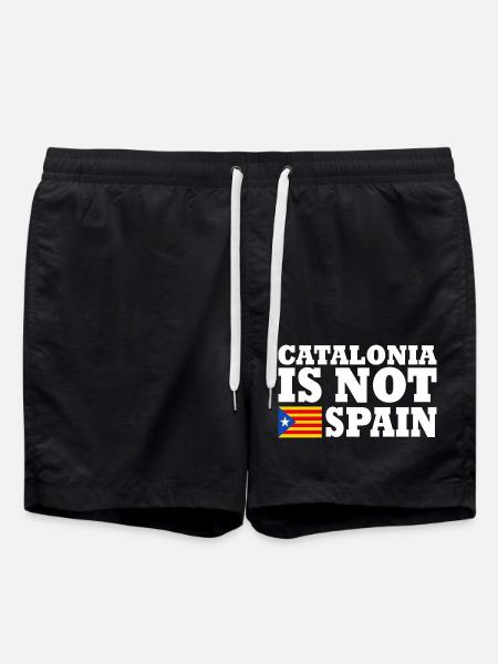 catalonia is not spain - Swim Trunks - black