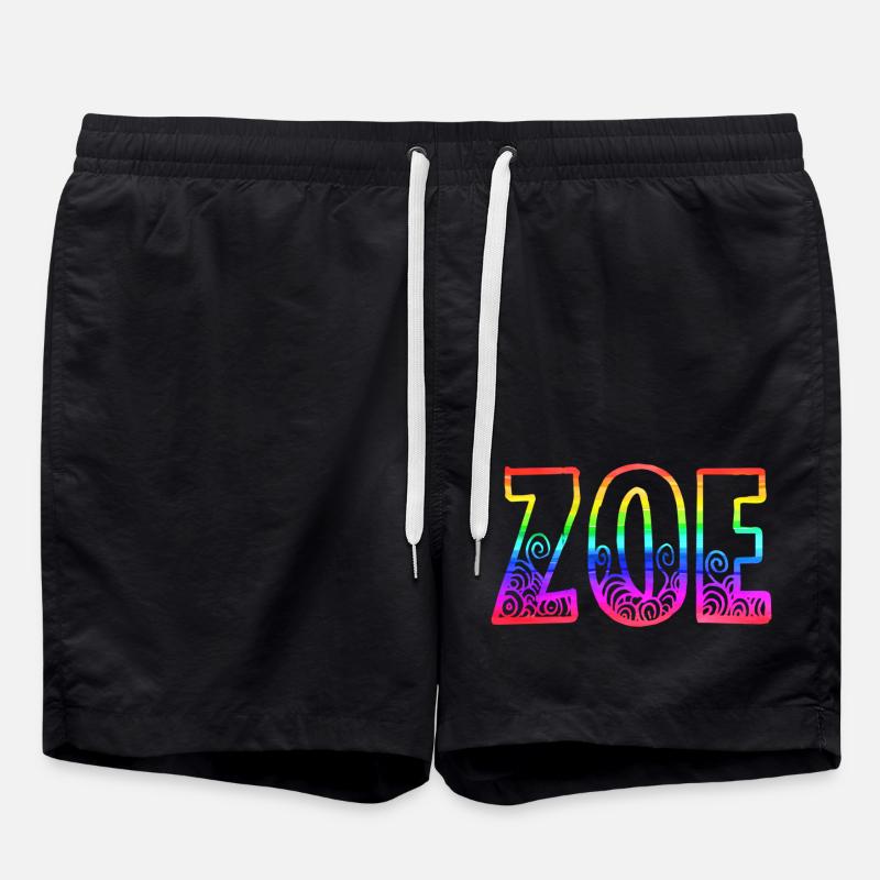 zoe rs regenbogen - Badeshorts - Schwarz