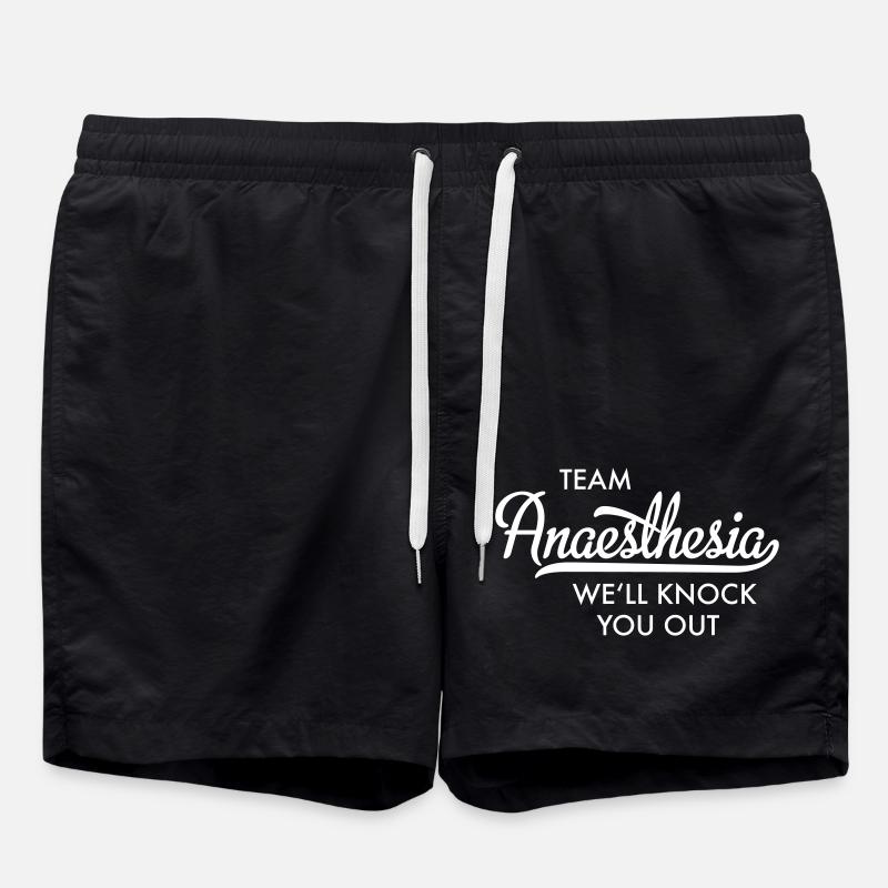 Anästhesie - Badeshorts - Schwarz