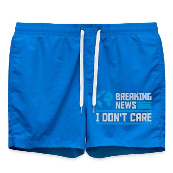 Les dernières nouvelles s’en fichent - Short de bain - cobalt blue - Devant