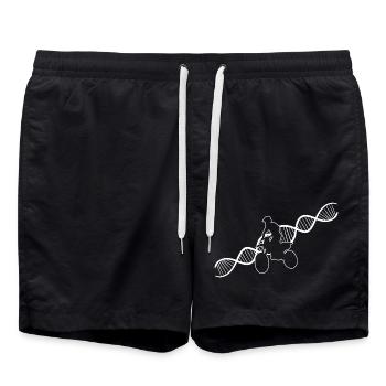 Motocross Cyclomoteur Cadeau Moto MotoCycliste - Short de bain - noir - Devant - AI Model Male 185 light (185cm)