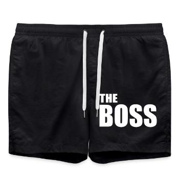 The boss - Badeshorts - Schwarz - Vorne - AI Model Male 185 light (185cm)