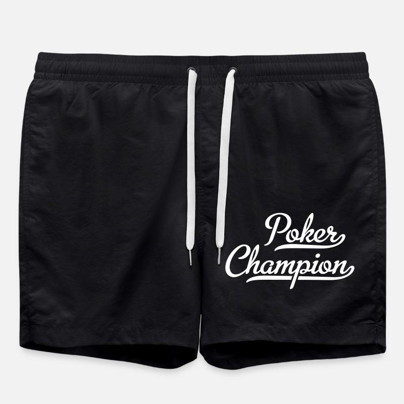 Poker Champion - Short de bain - noir