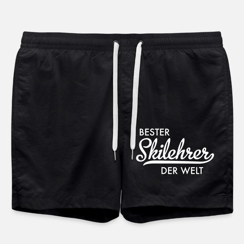Skilehrer - Badeshorts - Schwarz
