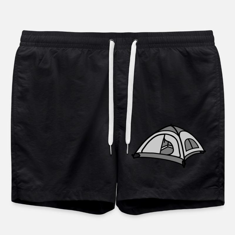 Cool Camping Tent Design - Swim Trunks - black