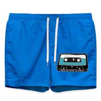 Cassette rétro - Short de bain - cobalt blue - Devant