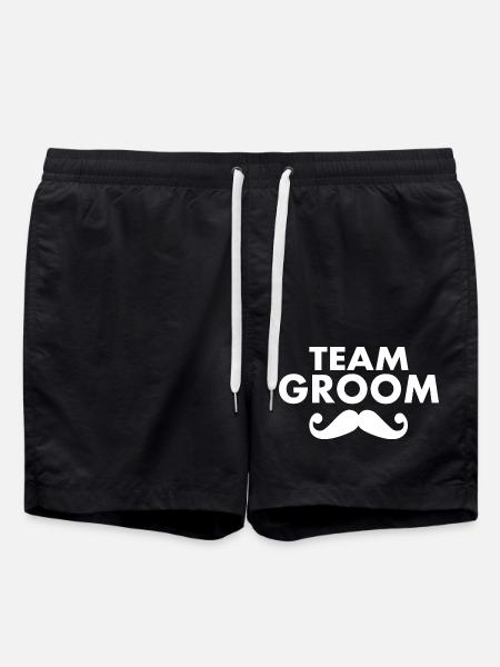 Team groom - Swim Trunks - black
