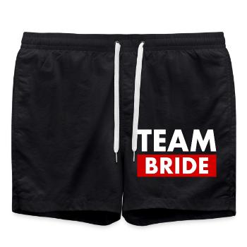 Team bride - Short de bain - noir - Devant - AI Model Male 185 light (185cm)