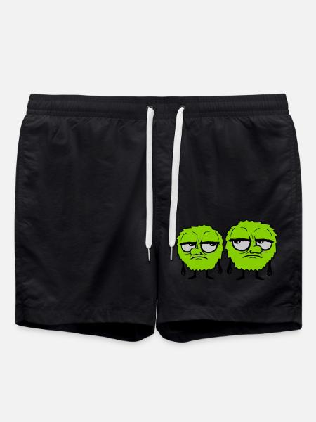 2 Monsters Roll Eyes - Swim Trunks - black