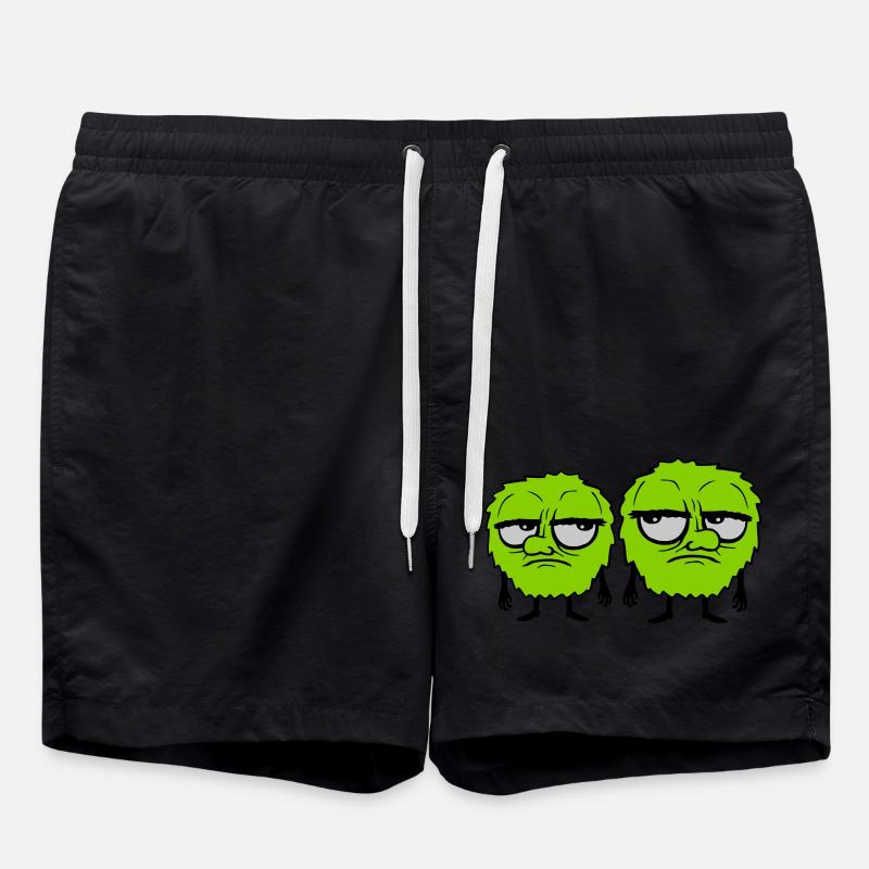 2 Monsters Roll Eyes - Swim Trunks - black