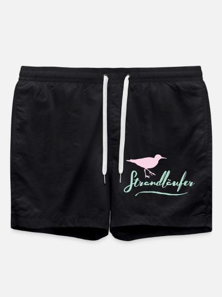 Strandläufer - Badeshorts - Schwarz