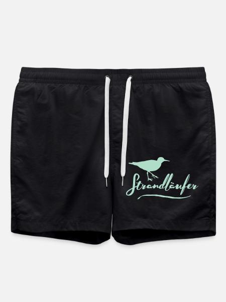 Strandläufer - Badeshorts - Schwarz