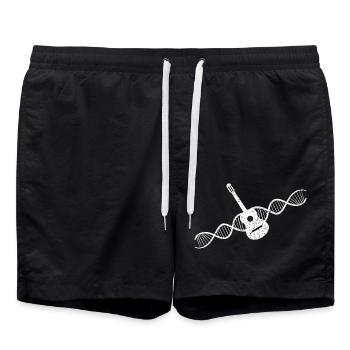 Guitarist Musicians Music Guitarist Band Guitar - Swim Trunks - black - Front - AI Model Male 185 light (185cm)