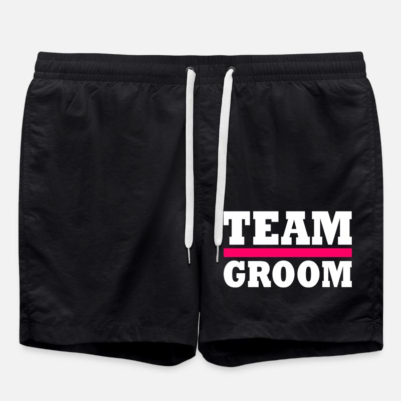 Team groom - Short de bain - noir