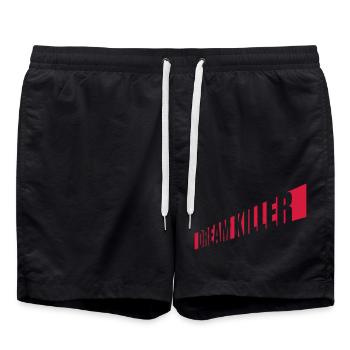 dream killer Pessimisten Zitat - Badeshorts - Schwarz - Vorne - AI Model Male 185 light (185cm)