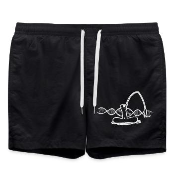 Pêche Hameçons Pêche Pêche Pêche - Short de bain - noir - Devant - AI Model Male 185 light (185cm)