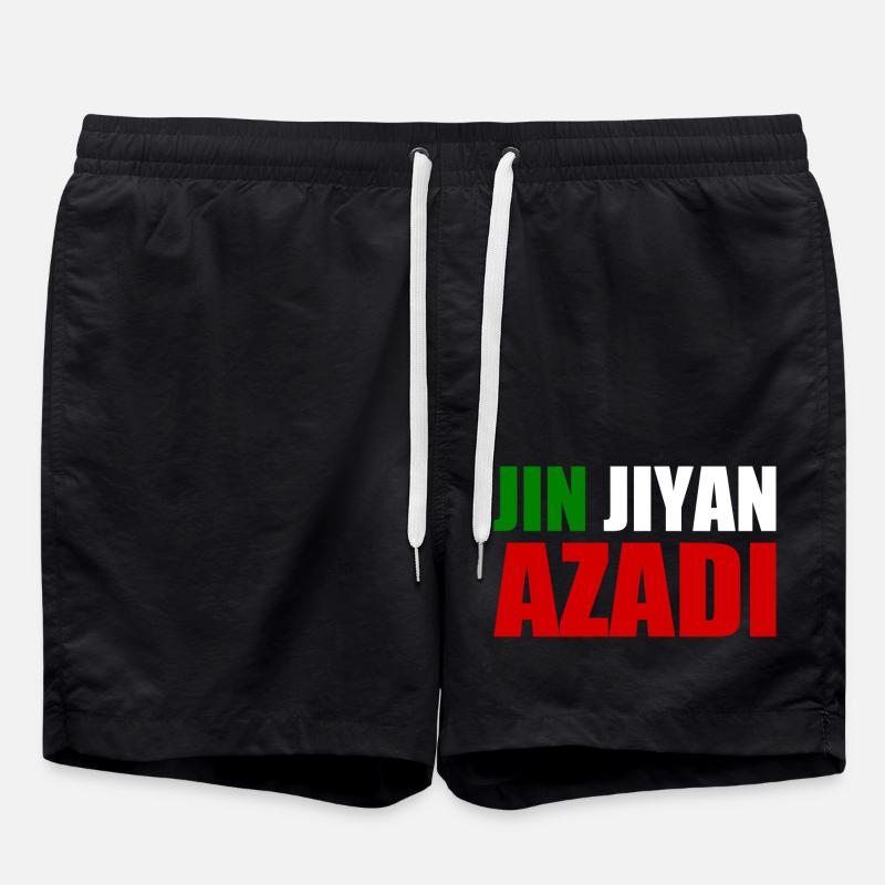 jin jiyan azadi - Short de bain - noir