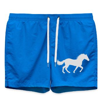 Rennendes Pferd Silhouette Design - Badeshorts - Cobalt blue - Vorne