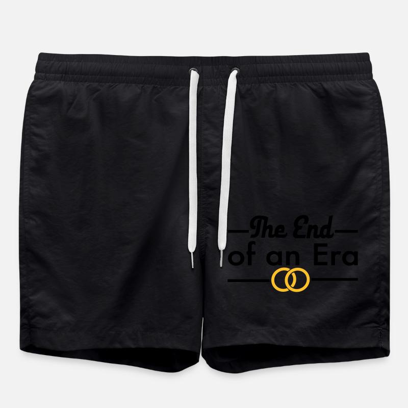Junggesellenabschied - Badeshorts - Schwarz