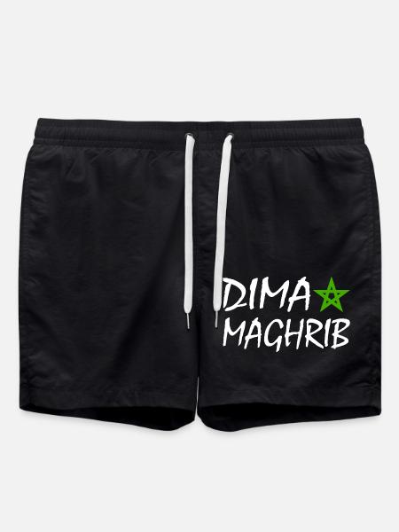 Dima maghrib - Marokko - Badeshorts - Schwarz