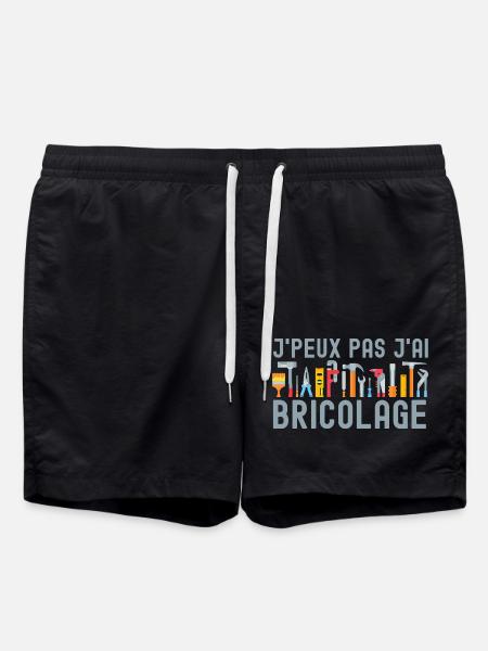 bricolage bricoler - Short de bain - noir