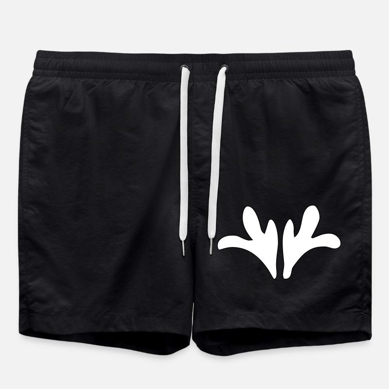 Ornament – Vectorgraphic - Swim Trunks - black