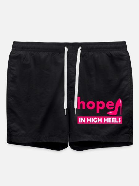 hope in high heels - Swim Trunks - black