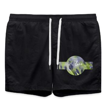 Lena - Badeshorts - Schwarz - Vorne - AI Model Male 185 light (185cm)