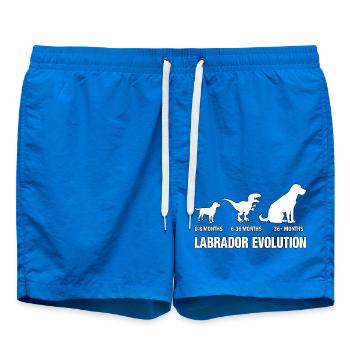 Labrador Evolution - Swim Trunks - cobalt blue - Front