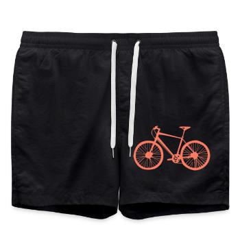 Bicycle Wheel - Swim Trunks - black - Front - AI Model Male 185 light (185cm)