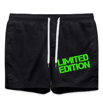 limited edition - Badeshorts - Schwarz - Vorne - AI Model Male 185 light (185cm)