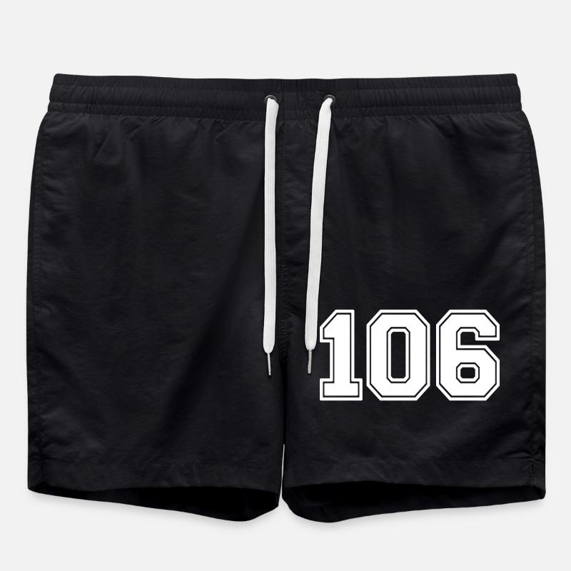 106 - Short de bain - noir