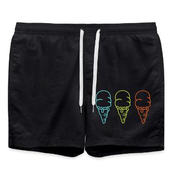 Glace Glace 3 - Short de bain - noir - Devant - AI Model Male 185 light (185cm)
